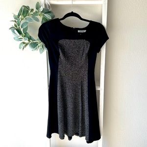 White House Black Market Blocked Skater Dress